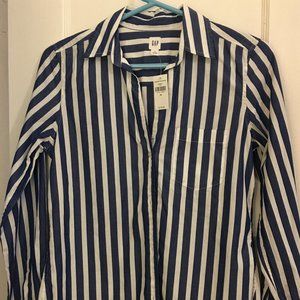 GAP Pinstripe Button-up NWT